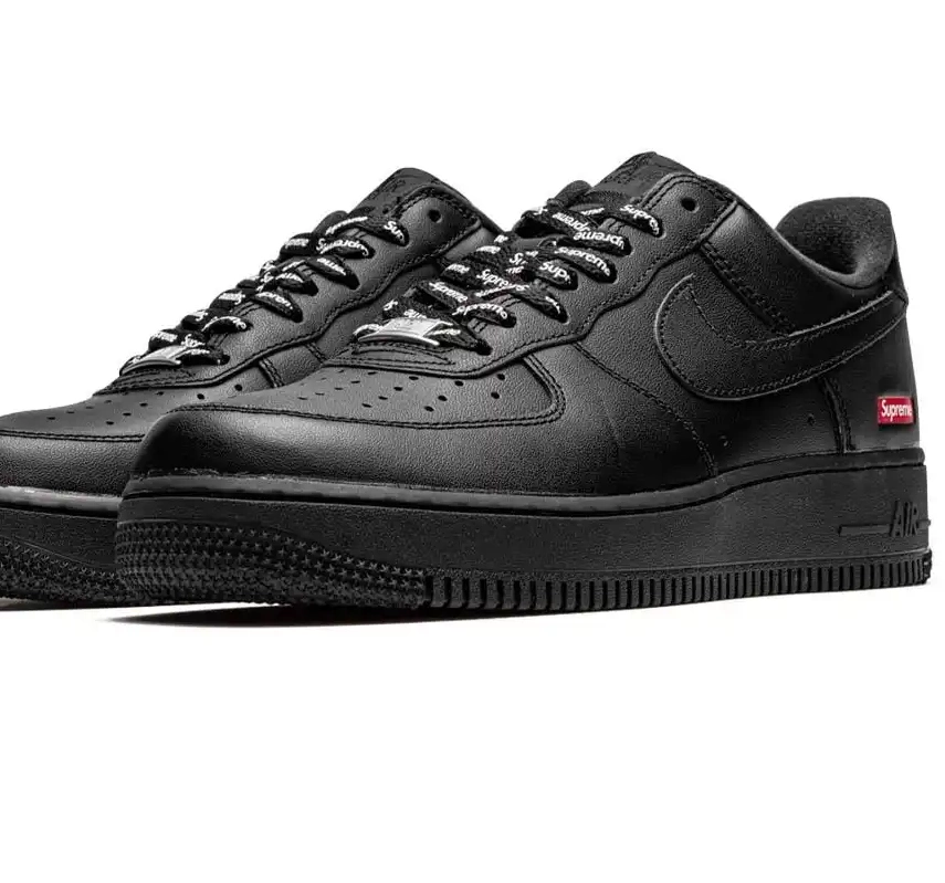 Nike Force Air 1 Black Low Supreme 0518